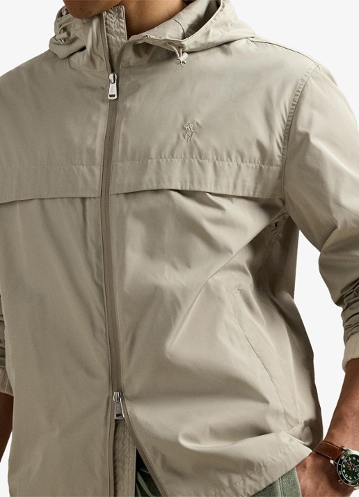 Ralph Lauren Jack met capuchon en steekzakken - detail 3 classic stone / beige