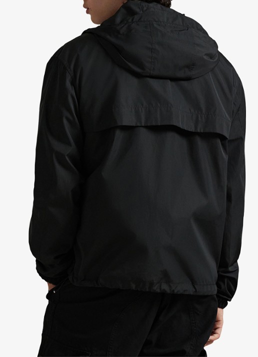 Ralph Lauren Jack met capuchon en steekzakken - achterkant polo black / zwart