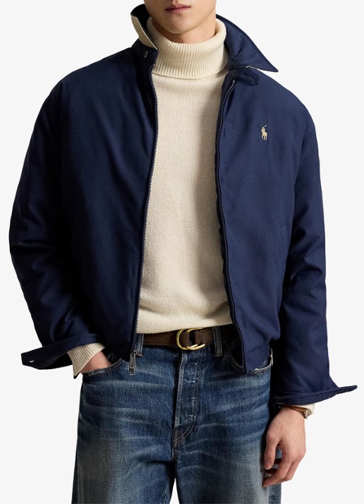 Ralph Lauren Jack met donsvulling en steekzakken - voorkant 4 refined navy / donkerblauw