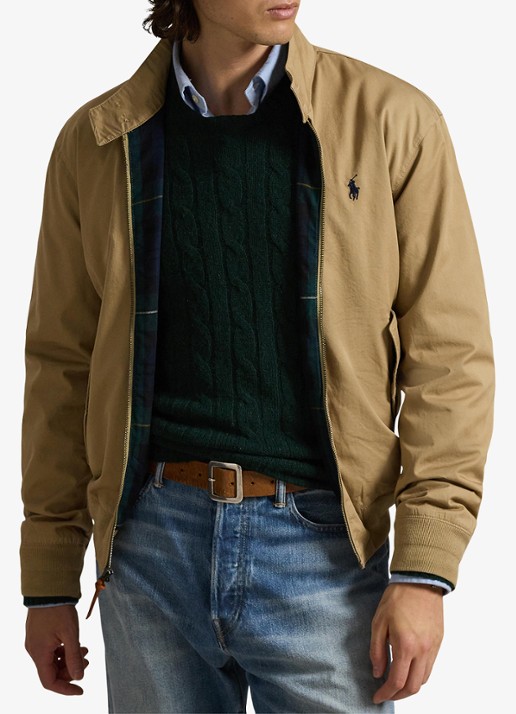 Ralph Lauren Jack met klepzakken en logoborduring - detail 4 cafe tan / beige