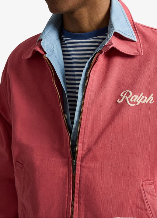 Ralph Lauren Jack met logoborduring - detail 2 nantucket red / rood
