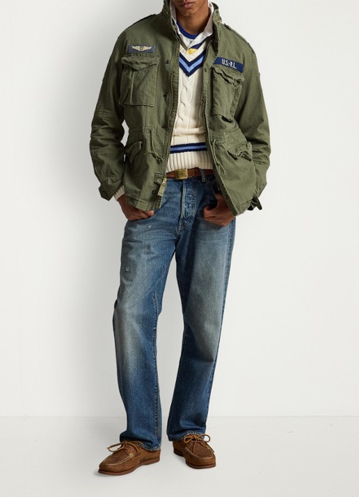 Ralph Lauren Jack met opbergbare capuchon en klepzakken