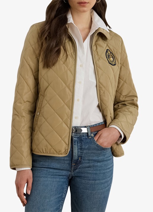 Ralph Lauren Jack met quilt patroon - detail 2 beige
