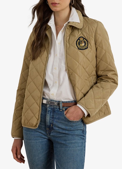 Ralph Lauren Jack met quilt patroon - detail 4 beige