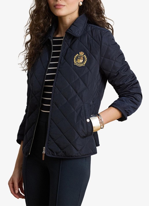 Ralph Lauren Jack met quilt patroon - detail donkerblauw