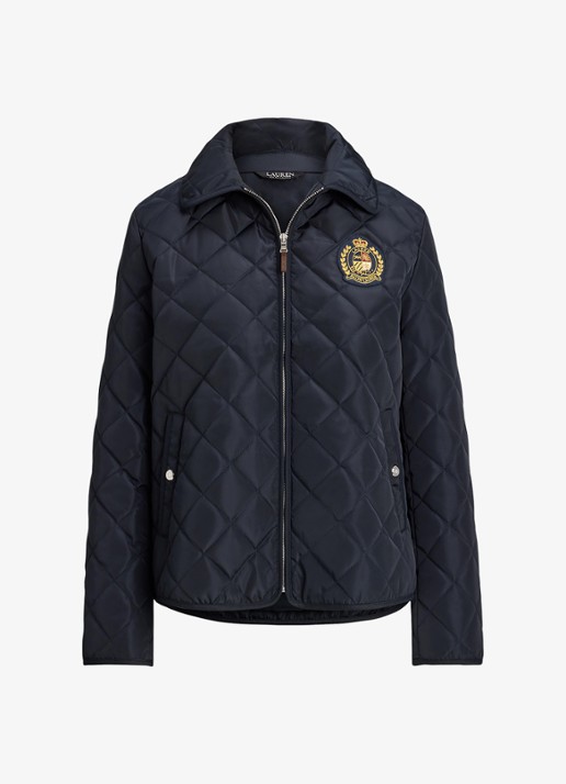 Ralph Lauren Jack met quilt patroon - voorkant 3 donkerblauw