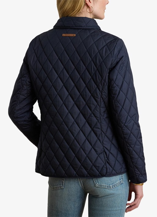 Ralph Lauren Jack met quiltpatroon en steekzakken - achterkant 4 donkerblauw