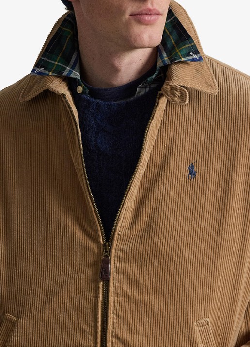 Ralph Lauren Jack van corduroy met logoborduring - detail 5 vintage khaki / khaki