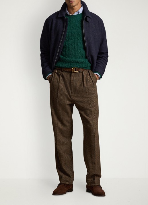Ralph Lauren Jack van wol met steekzakken - detail 3 collection navy / donkerblauw