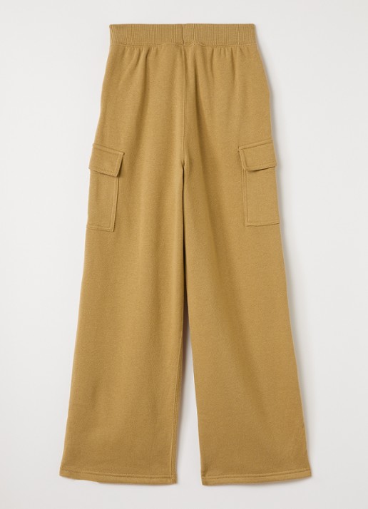 Ralph Lauren Joggingbroek met klepzakken - voorkant 2 camel