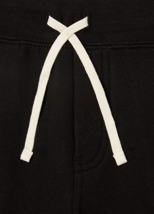 Ralph Lauren Joggingbroek met logoborduring en trekkoord  - detail zwart