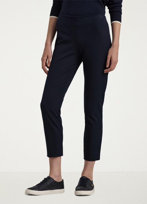 Ralph Lauren Keslina slim fit broek van stretch katoen