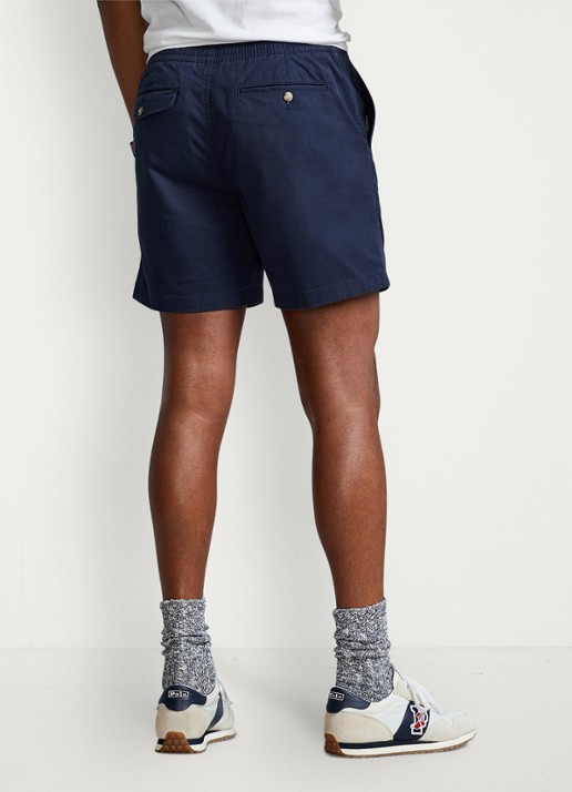 Ralph Lauren Korte broek van katoen met steekzakken  - achterkant nautical ink / blauw