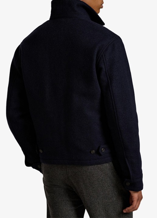Ralph Lauren Langdon jack met steekzakken - achterkant 5 collection navy / donkerblauw