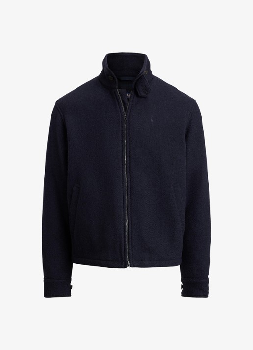 Ralph Lauren Langdon jack met steekzakken - voorkant 3 collection navy / donkerblauw