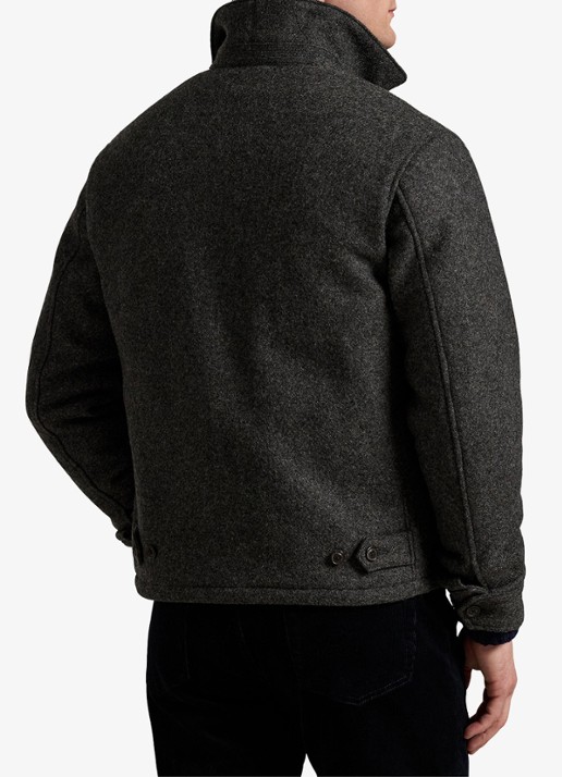 Ralph Lauren Langdon jack met steekzakken - achterkant barclay heather / grijs