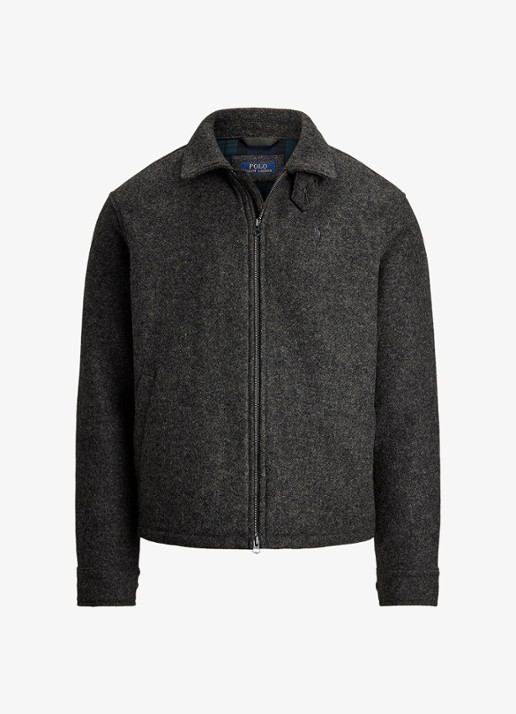 Ralph Lauren Langdon jack met steekzakken - voorkant 2 barclay heather / grijs