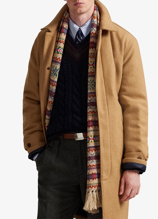 Ralph Lauren Langdon manteljas met logo