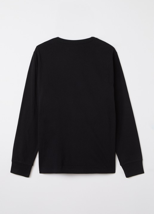 Ralph Lauren Longsleeve met logoborduring - voorkant 2 zwart
