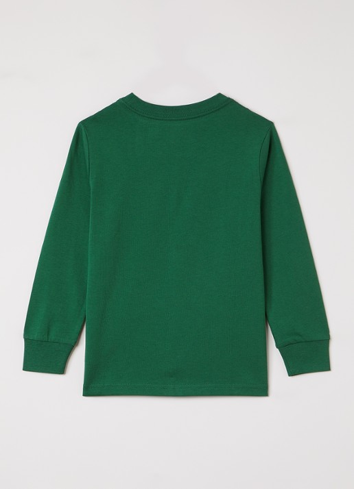 Ralph Lauren Longsleeve met logoborduring - voorkant 2 groen