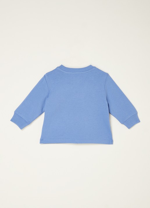 Ralph Lauren Longsleeve met logoborduring  - voorkant 2 lavendel
