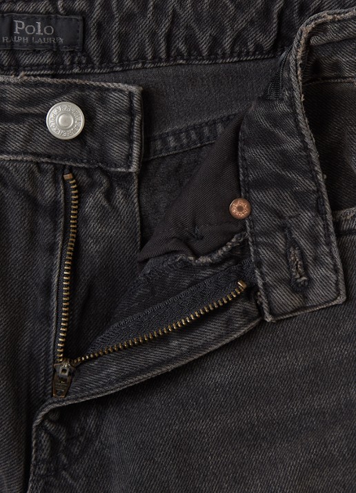 Ralph Lauren Loose fit jeans met gekleurde wassing - detail zwart
