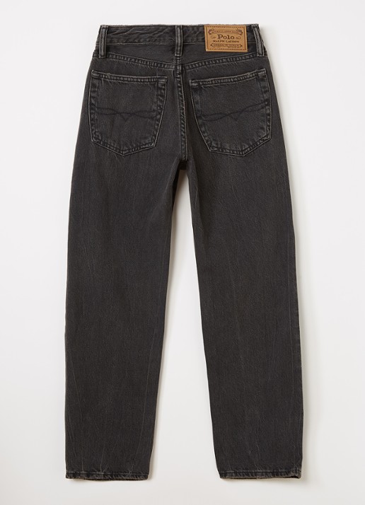 Ralph Lauren Loose fit jeans met gekleurde wassing - voorkant 3 zwart