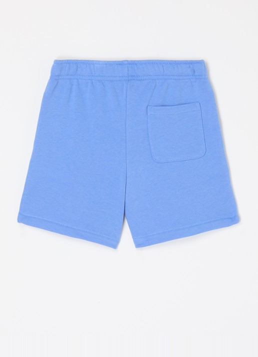 Ralph Lauren Loose fit korte joggingbroek met logo - voorkant 3 blauw