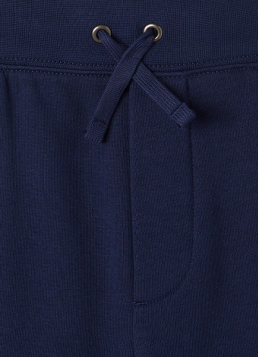 Ralph Lauren Loose fit korte joggingbroek met logo - detail 3 donkerblauw