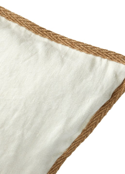Ralph Lauren Lucas sierkussenhoes 65 x 65 cm - voorkant 2 creme
