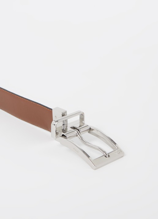 Ralph Lauren M BELTS - detail 2 black/brown / zwart