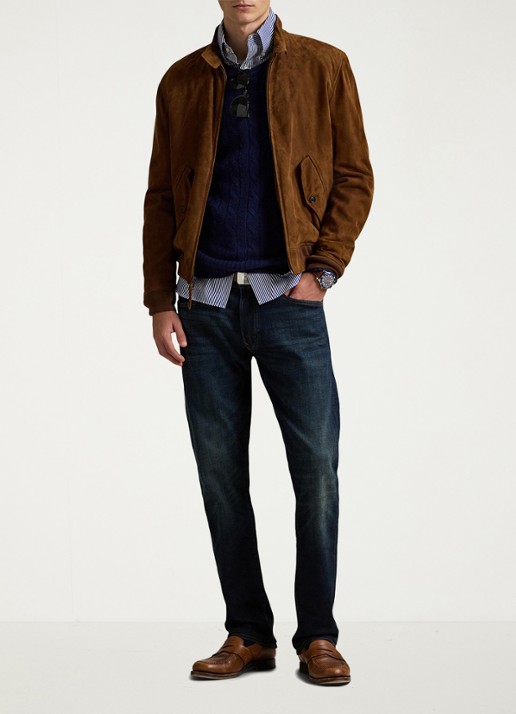 Ralph Lauren M BOTTOMS - voorkant 7 murphy stretch / indigo