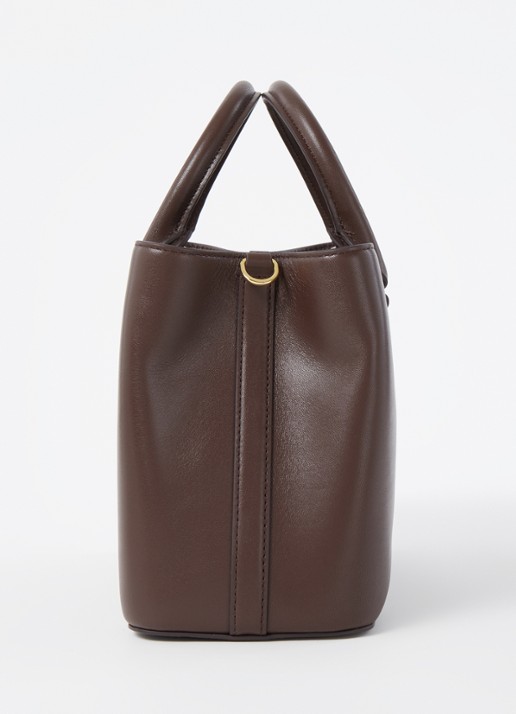 Ralph Lauren Marcy handtas van leer - detail 4 bruin