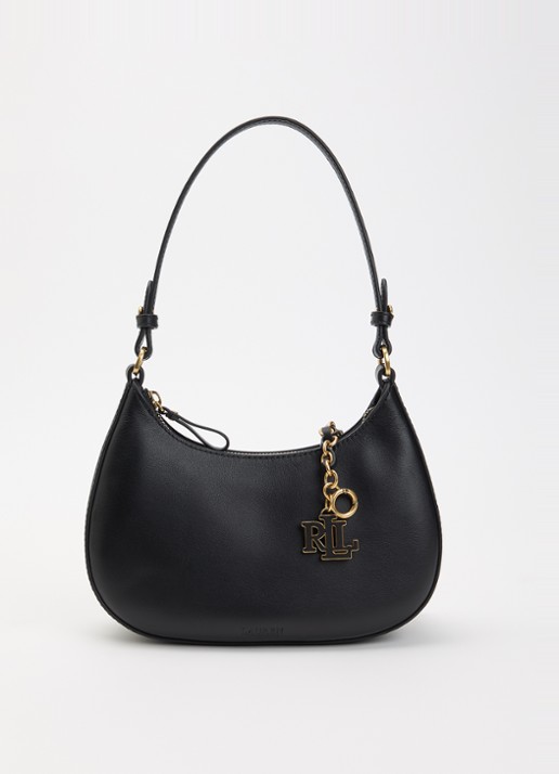 Ralph Lauren Marcy schoudertas van leer met afneembare schouderriem