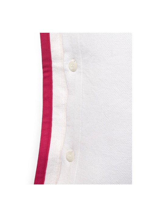 Ralph Lauren Marigot Bay kussensloop van katoen  - detail steenrood