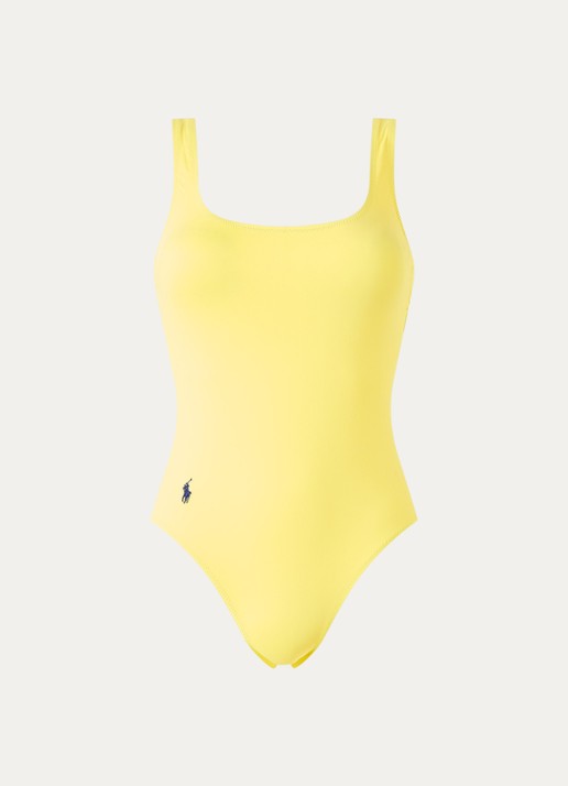 Ralph Lauren Martinique badpak met uitneembare vulling  - voorkant geel