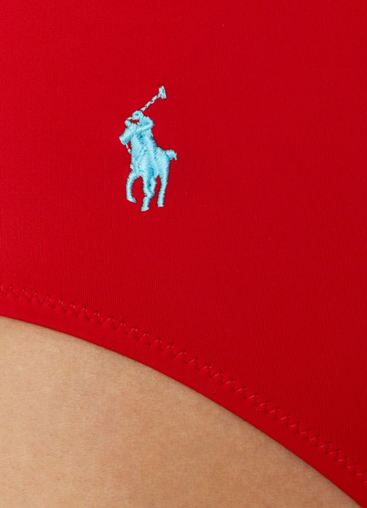 Ralph Lauren Martinique badpak met uitneembare vulling  - detail 4 vuurrood
