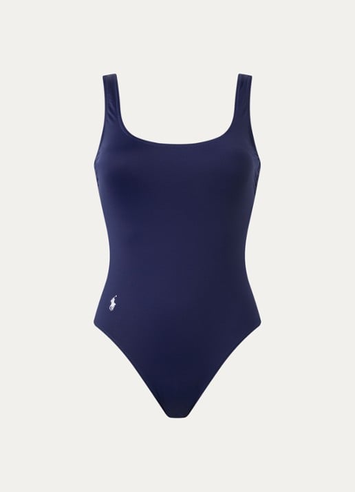 Ralph Lauren Martinique badpak met uitneembare vulling  - voorkant 2 donkerblauw