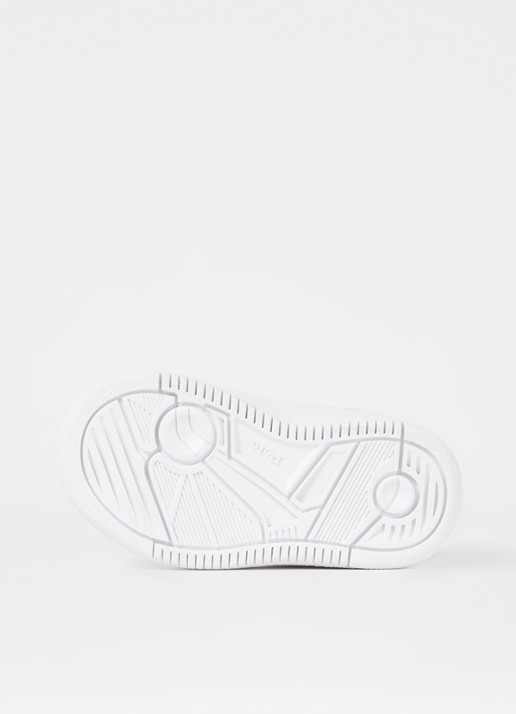 Ralph Lauren Master Court sneaker met logoborduring - detail 4 wit