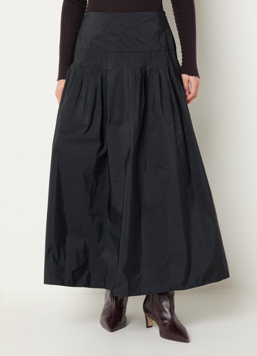 Ralph Lauren Maxi A-lijn rok met plooien