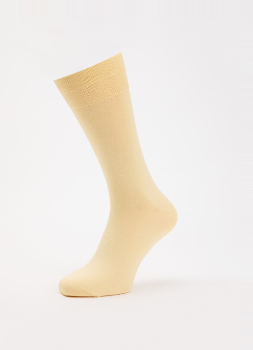 Ralph Lauren Mercerized sokken met logoborduring in 3-pack - detail 3 geel