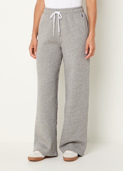 Ralph Lauren Mid waist loose fit joggingbroek met logoborduring