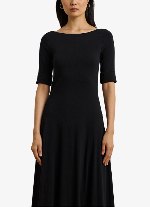 Ralph Lauren Midi jurk met boothals