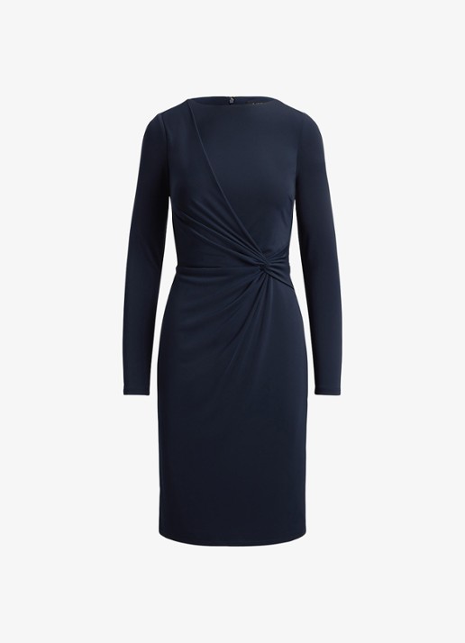 Ralph Lauren Midi jurk met geknoopt detail