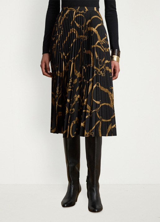 Ralph Lauren Midi rok met print