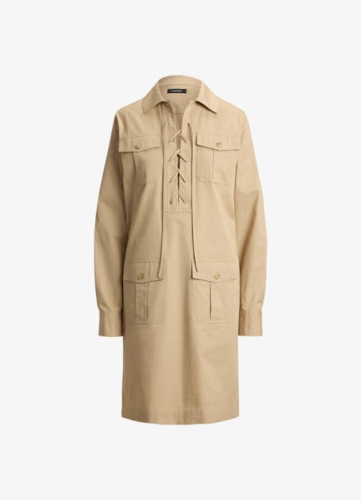 Ralph Lauren Mini tuniekjurk met opgestikte zakken
