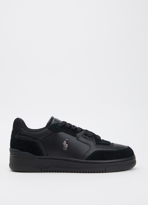 Ralph Lauren Open Masters sneaker van leer met logo