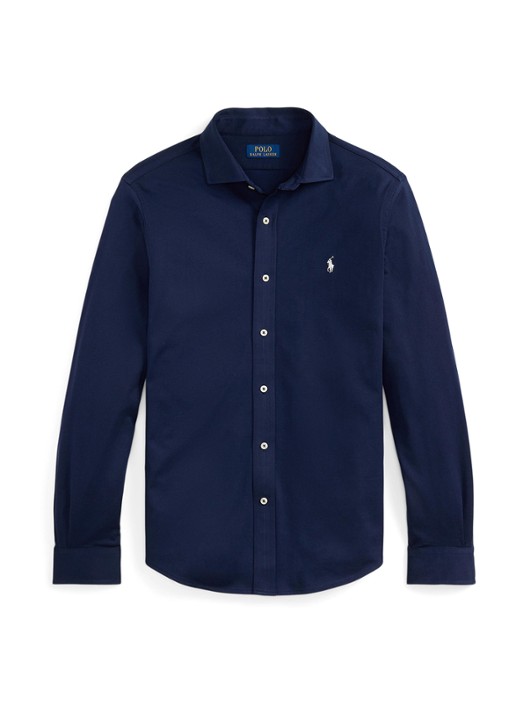 Ralph Lauren Overhemd met logoborduring - voorkant 3 cruise navy / donkerblauw