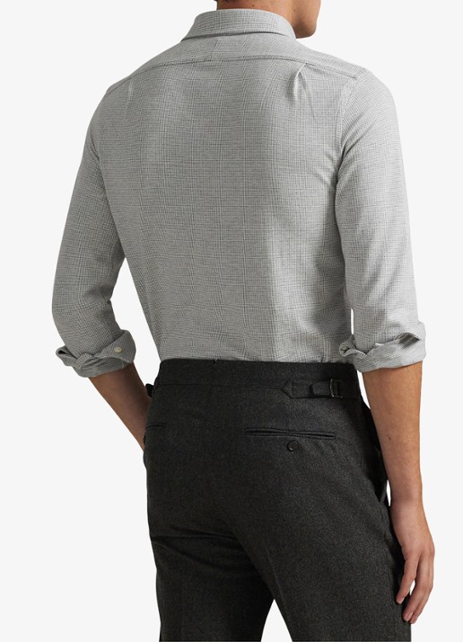 Ralph Lauren Overhemd met logoborduring - achterkant andover cream / creme