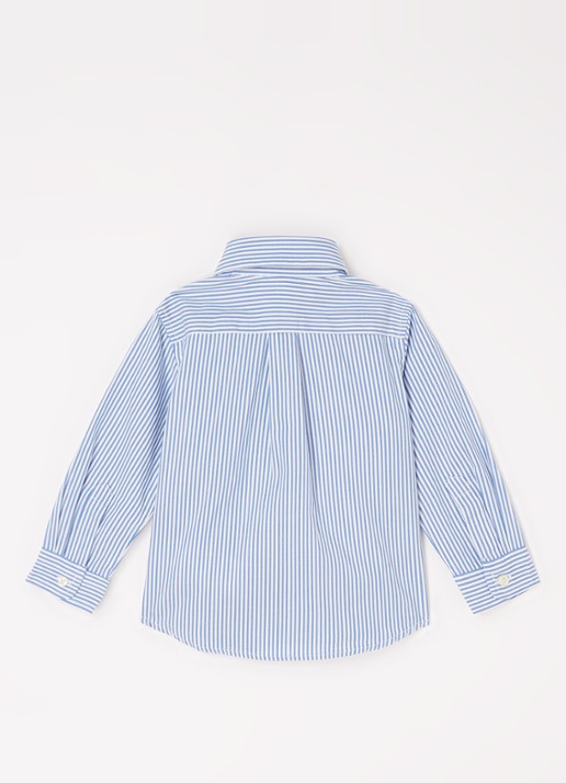 Ralph Lauren Overhemd met streepprint - achterkant blauw